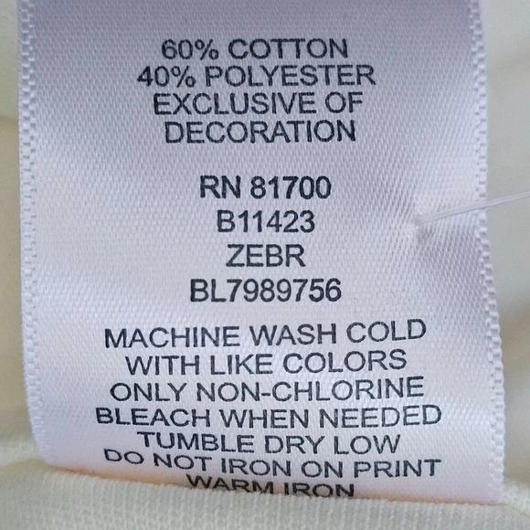 Vtg BLAIR Zebra Embroidered Cardigan Cream Button Front Grannycore Lightweight - Picture 10 of 11